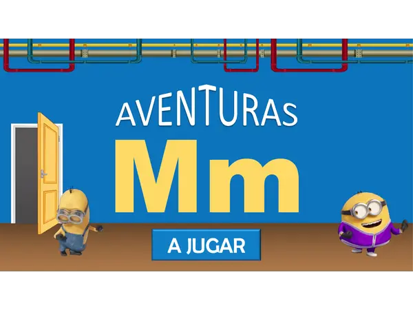 ¡Aventura Minions! PPT Interactivo Letra M (Conciencia Fonológica y Lectoescritura)