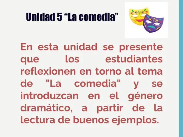 3 CLASES COMPLETAS  PARA LA UNIDAD LA COMEDIA 8 BÁSICO