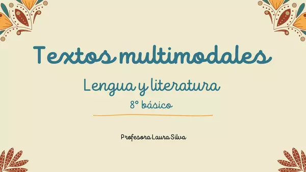 OCTAVO Textos Multimodales-Lengua y Literatura 