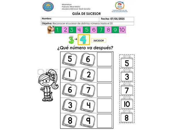 Guía de aprendizaje: Sucesor