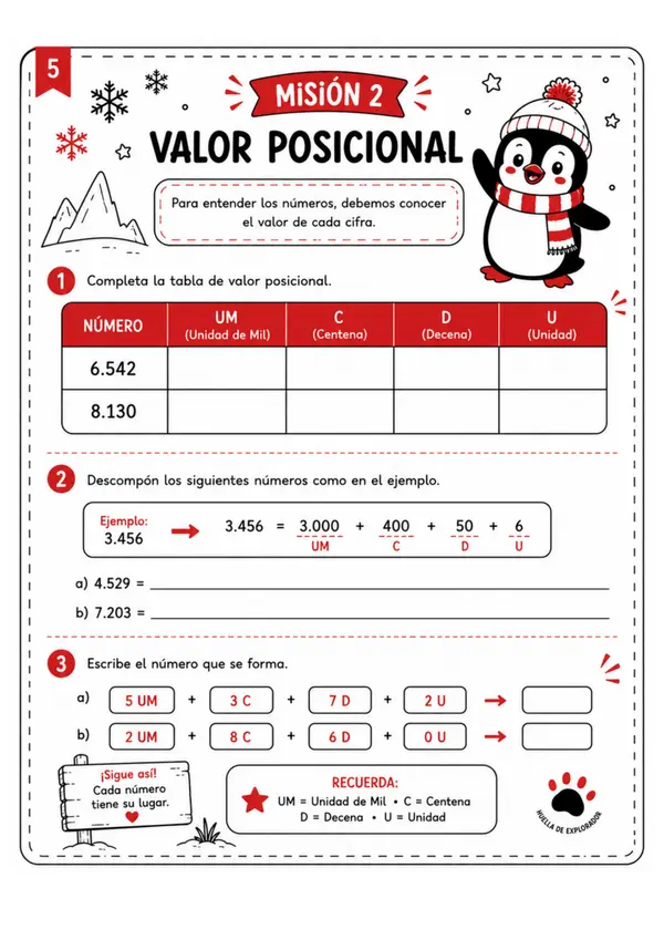 Cuadernillo de Vacaciones de Invierno. matemáticas 3° y 4° Básico