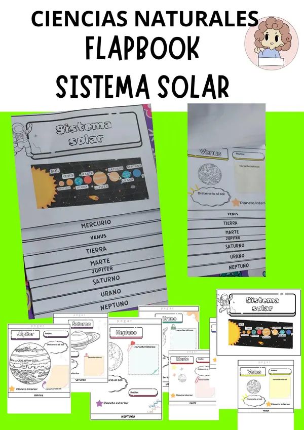 Flapbook "Sistema Solar" Ciencias Naturales