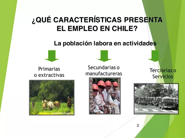 Presentacion el Trabajo en chile, HISTORIA, TERCERO MEDIO