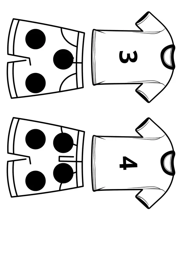 Camisetas de numeros 