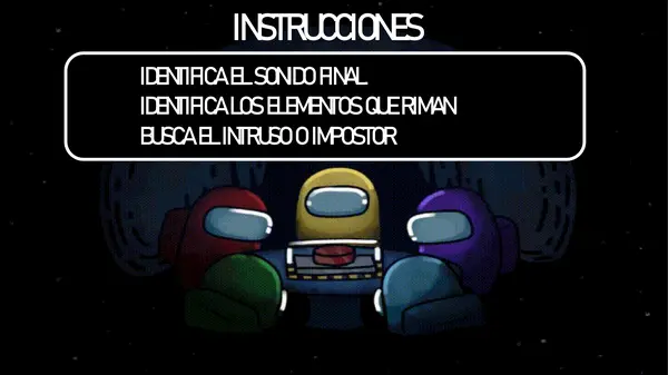Busqueda del impostor RIMAS 
