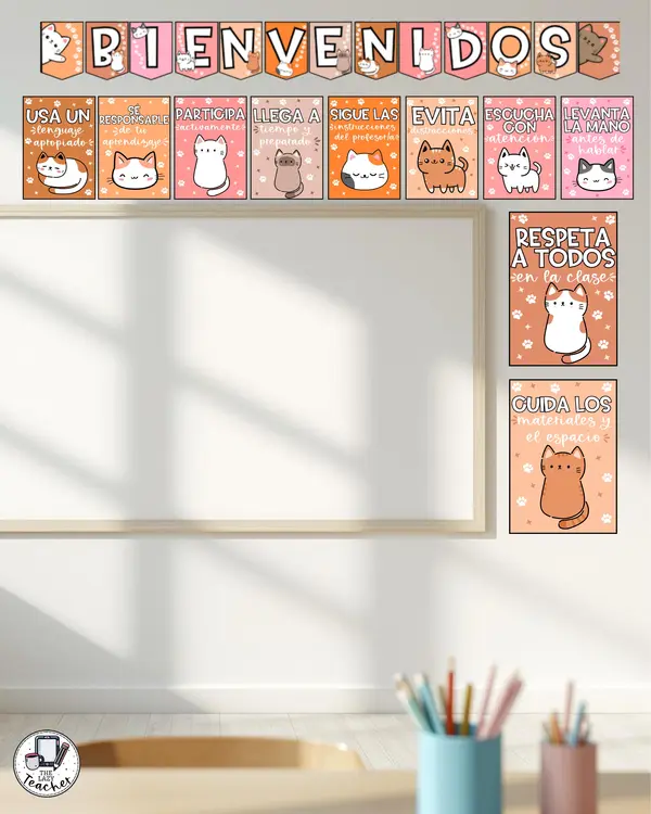 SET DECORACIÓN SALA DE CLASES - BANNER + POSTERS
