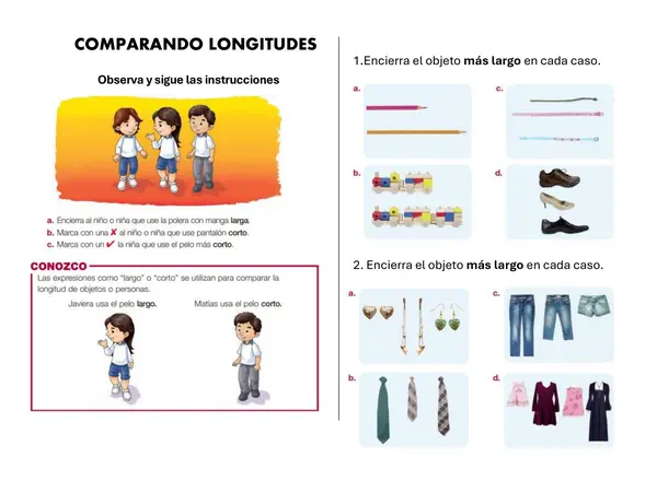 Comparando longitudes