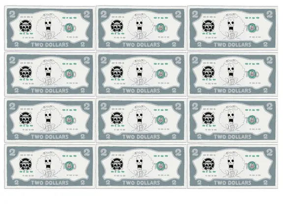Billetes de recompensa al trabajo 