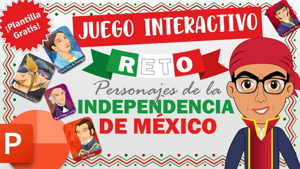 RETO PERSONAJES DE INDEPENDENCIA DE MÉXICO ¡Viva México! 🟩⬜🟥