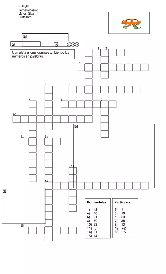 Crucigrama numérico