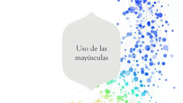 PowerPoint "Las mayúsculas"