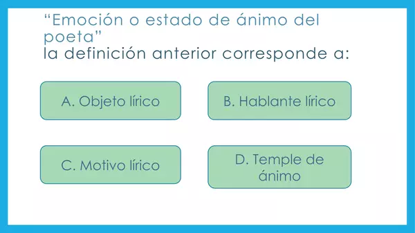 Trivia "Género lírico"