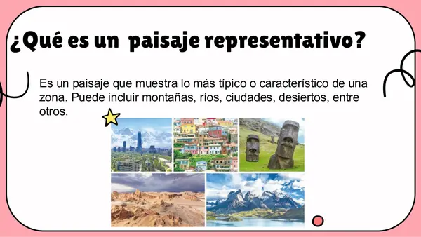 Distinguir paisajes de Chile 
