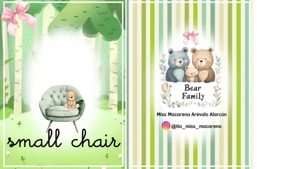 Goldilocks and the three bears flashcards