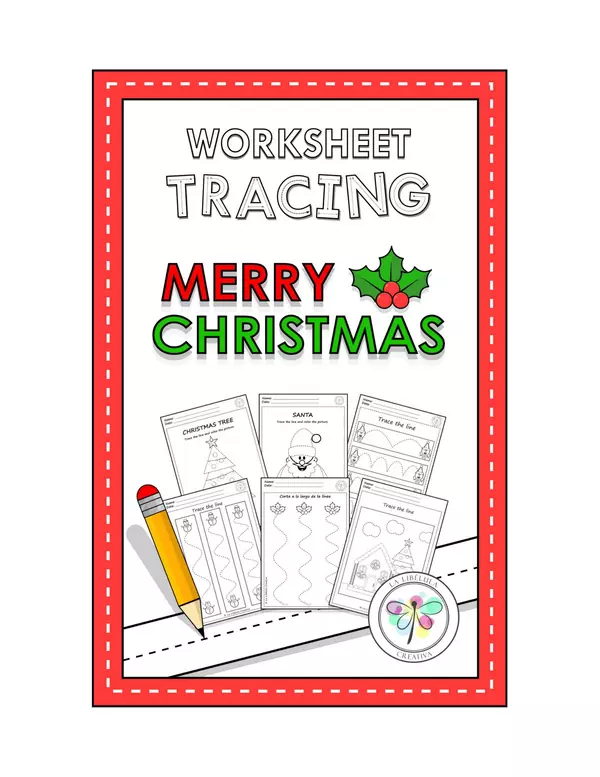 Worksheets Tracing Activities Christmas Santa Fine Motor