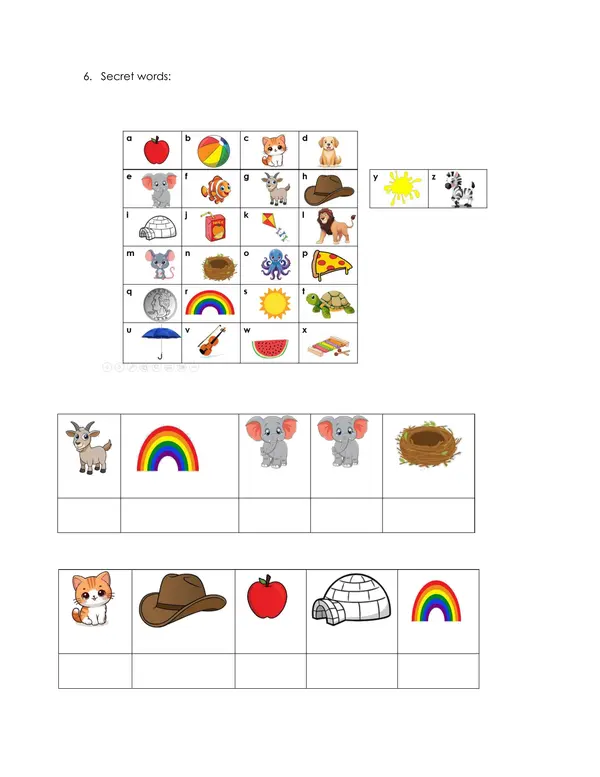Quiz: the alphabet