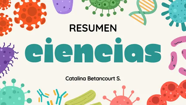 Esquema de apoyo para clases o estudiar MICROORGANISMOS