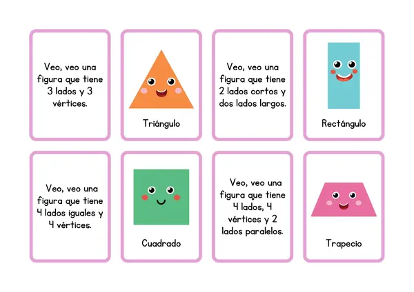 Veo veo una figura geometrica