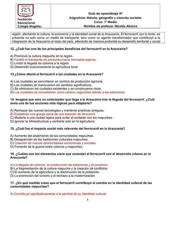 La ocupación de la araucania y la política de Estado