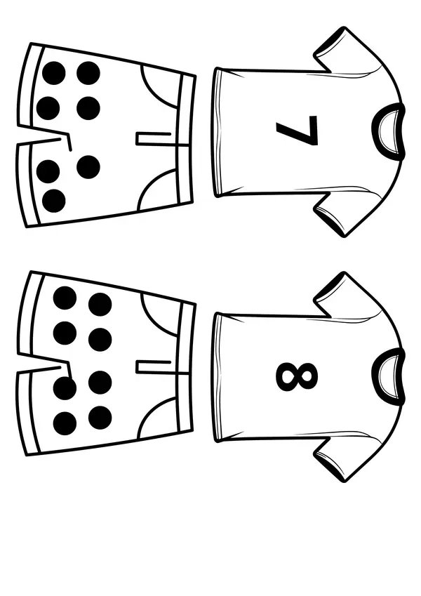 Camisetas de numeros 