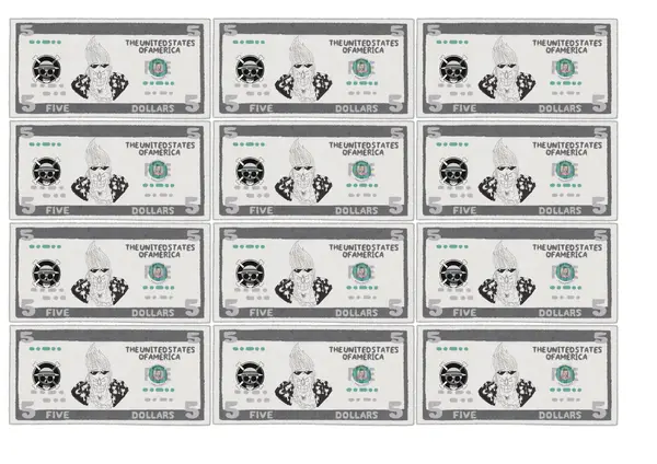 Billetes de recompensa al trabajo 