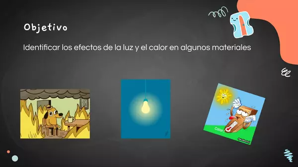 Efecto de la luz y calor sobre los materiales