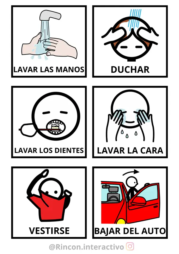 PICTOGRAMAS (IR AL DOCTOR, RUTINA DIARIA Y VACACIONES/VIAJES)