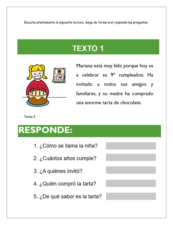 Evaluación informal 