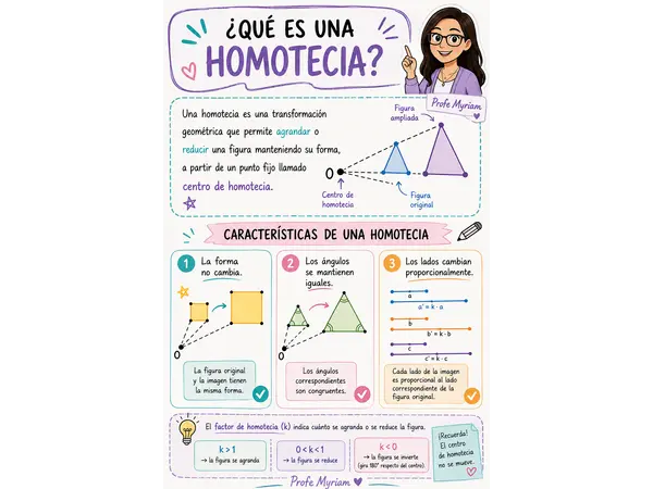 ¿Qué es una homotecia?