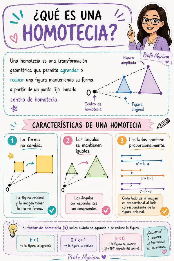 ¿Qué es una homotecia?
