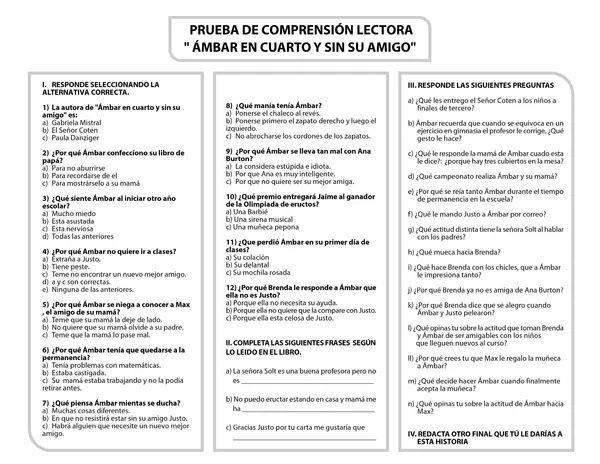 Ambar en cuarto