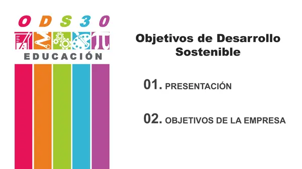 los Objetivos de Desarrollo Sostenible (ODS) 2030 en PowerPoint