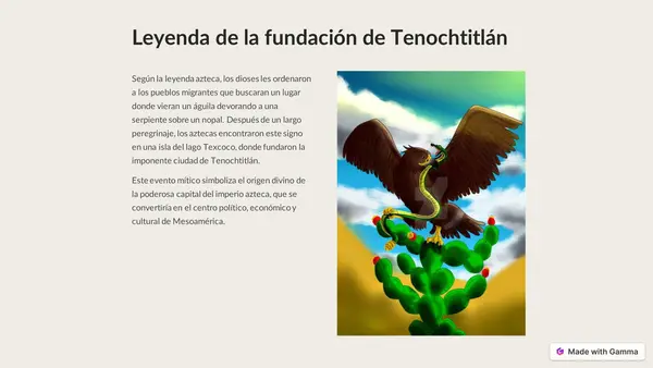 Fundación de Tenochtitlán