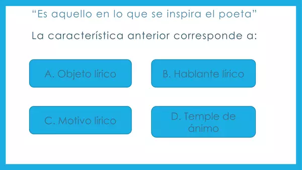 Trivia "Género lírico"