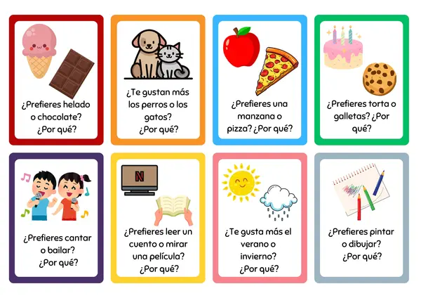 Tarjetas de argumentación