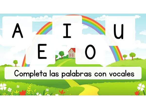 Completa con vocales
