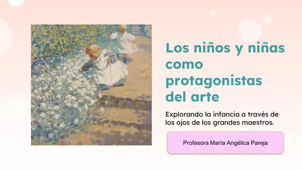 Los niños y niñas protagonistas del arte