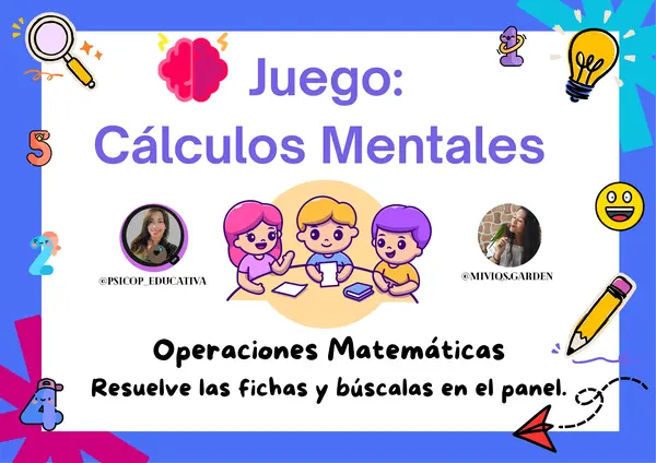 Juego de Cálculos Mentales (Operaciones básicas)