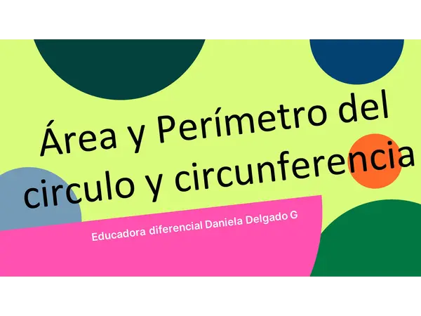 Área y Perímetro de circulo y circunferencia