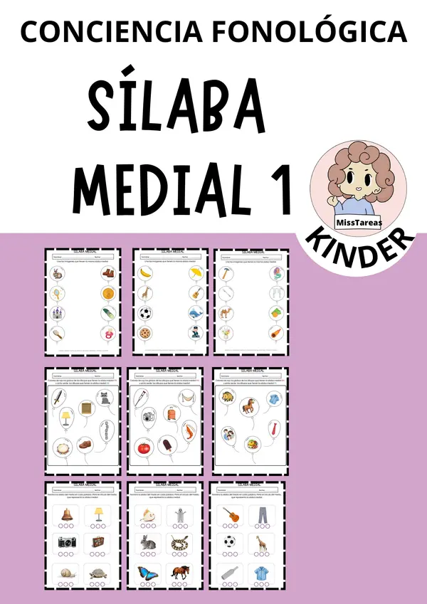Sílaba Medial 1 - Conciencia Fonológica