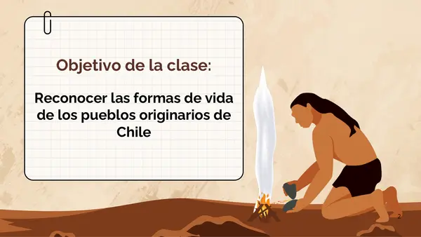 Los pueblos originarios - nómades y sedentarios - clase 2 "2do básico"