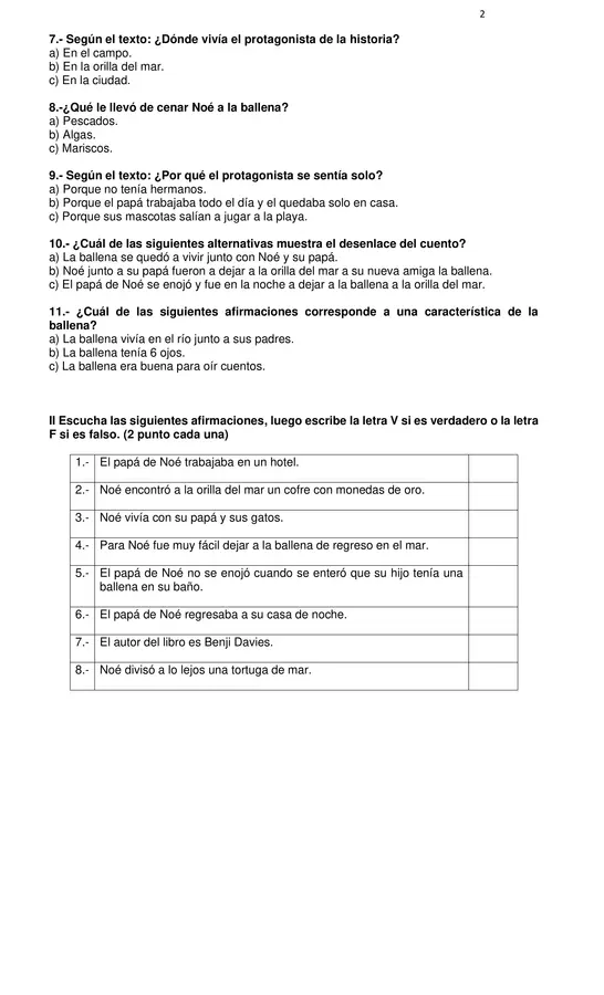Prueba Plan lector La ballena