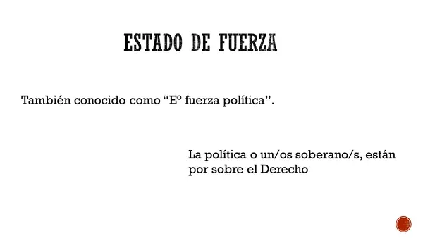 El Estado de Derecho