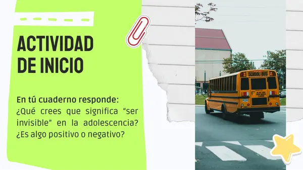 Contextualización: Las ventajas de ser invisible