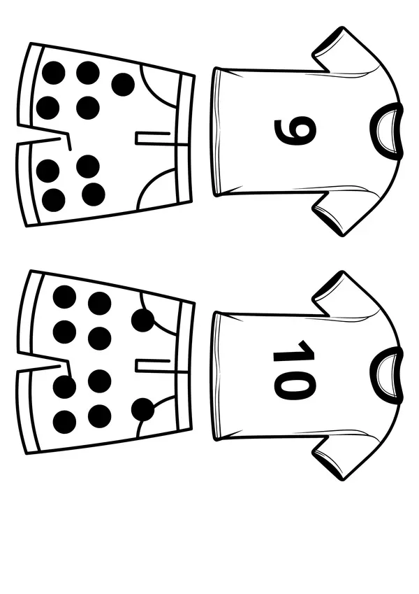 Camisetas de numeros 