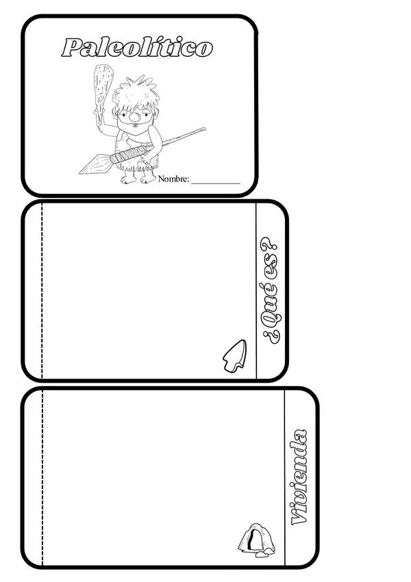 Foldable historia del hombre