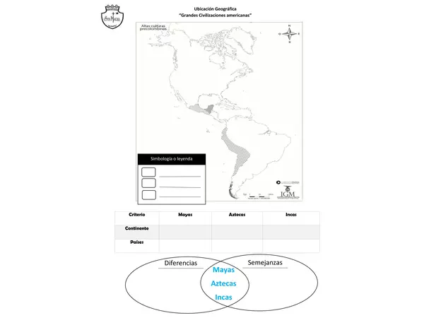 Mapa grandes civilizaciones 