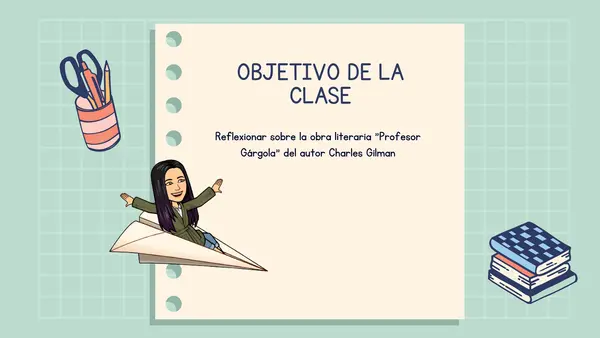 PPT - Aula recursos obra literaria "El profesor  Gárgola"