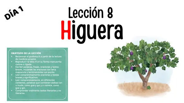 Lección 8 Higuera Parte 2 Mayusculas Método Matte