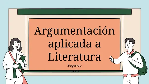 Argumentación Aplicada a la Literatura II MEDIO - GRATIS
